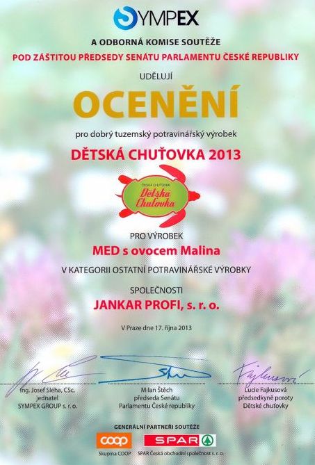 chuťovka malina min